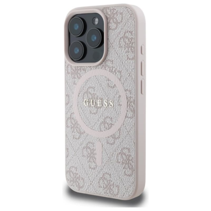Guess 4G Ring Classic Logo MagSafe - Case for iPhone 16 Pro Max (pink) 2