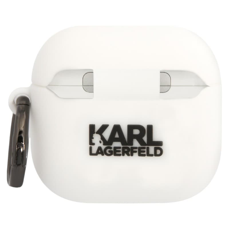 Karl Lagerfeld 3D Silicone NFT - AirPods 4 Case (white) 2
