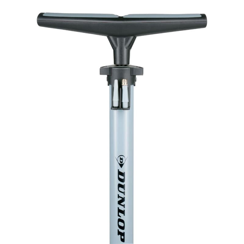 Dunlop - Floor pump for bikes, balls, mattresses with pressure gauge (Blue) 4