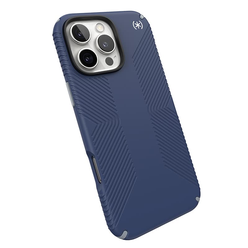 Speck Presidio2 Grip - iPhone 16 Pro Max Case (Coastal Blue / Dust Gray / White) 8