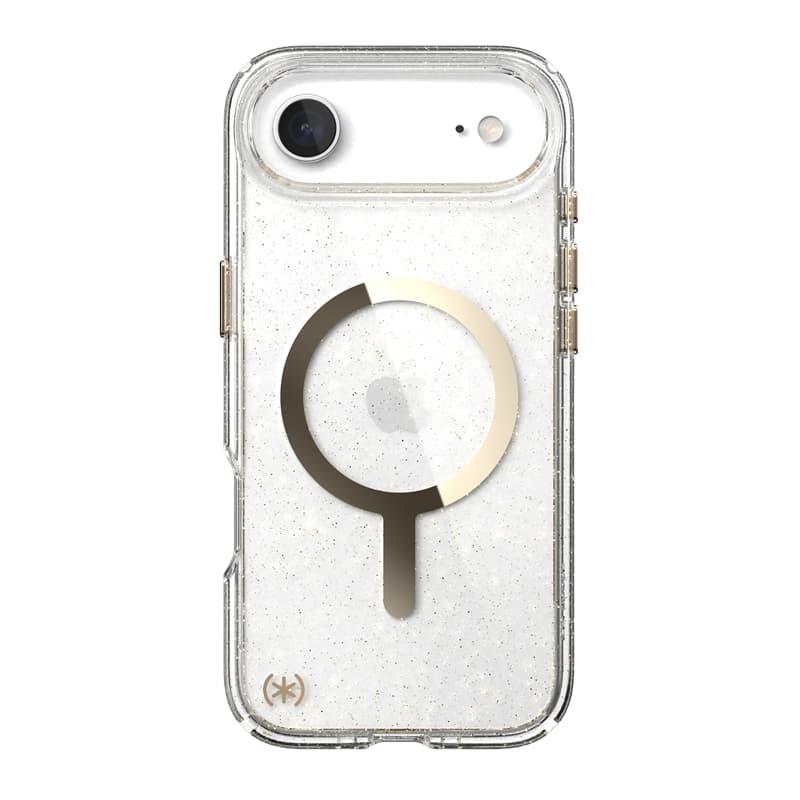 Speck Presidio Lux MagSafe - iPhone Air Case (Glitter / Gold Metallic) 8
