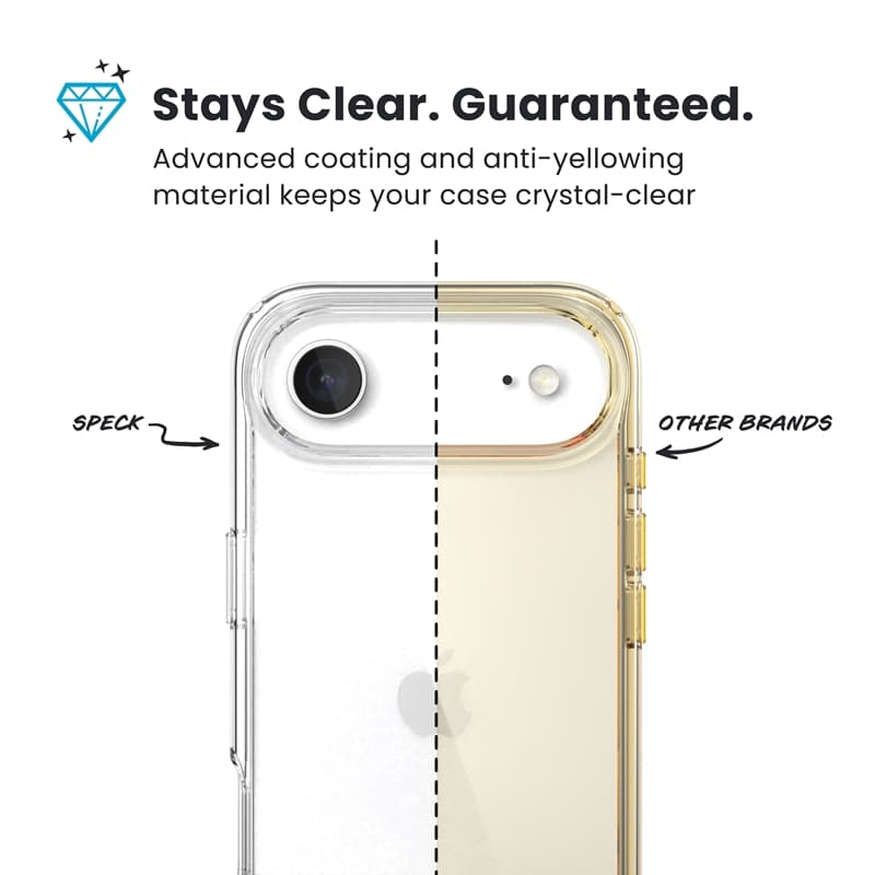Speck Presidio Perfect-Clear - iPhone Air Case (Clear) 5
