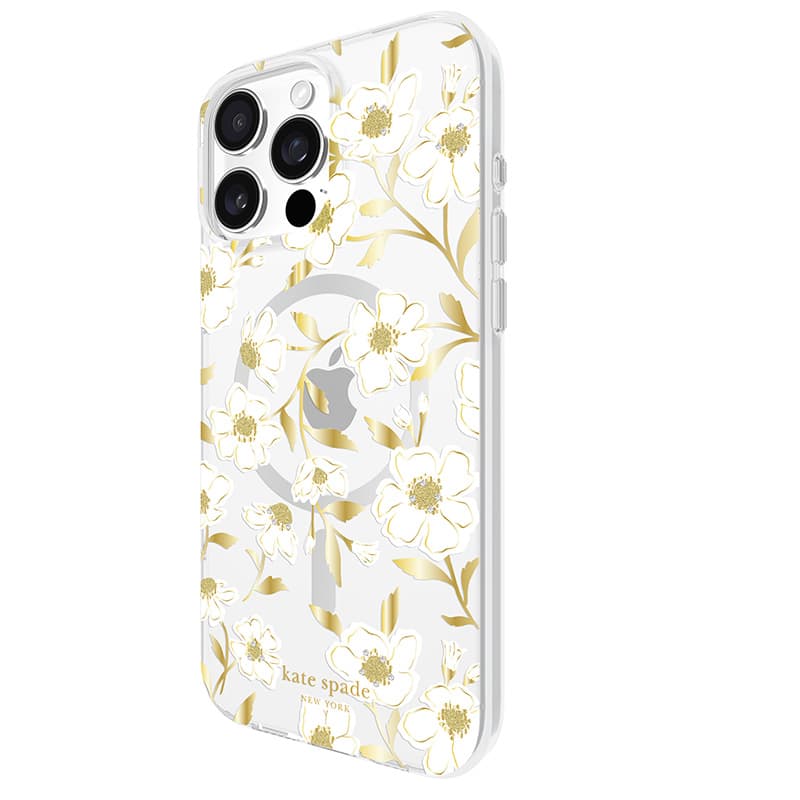 Kate Spade New York Protective Gems MagSafe - Case for iPhone 16 Pro Max (Sunshine Floral) 4