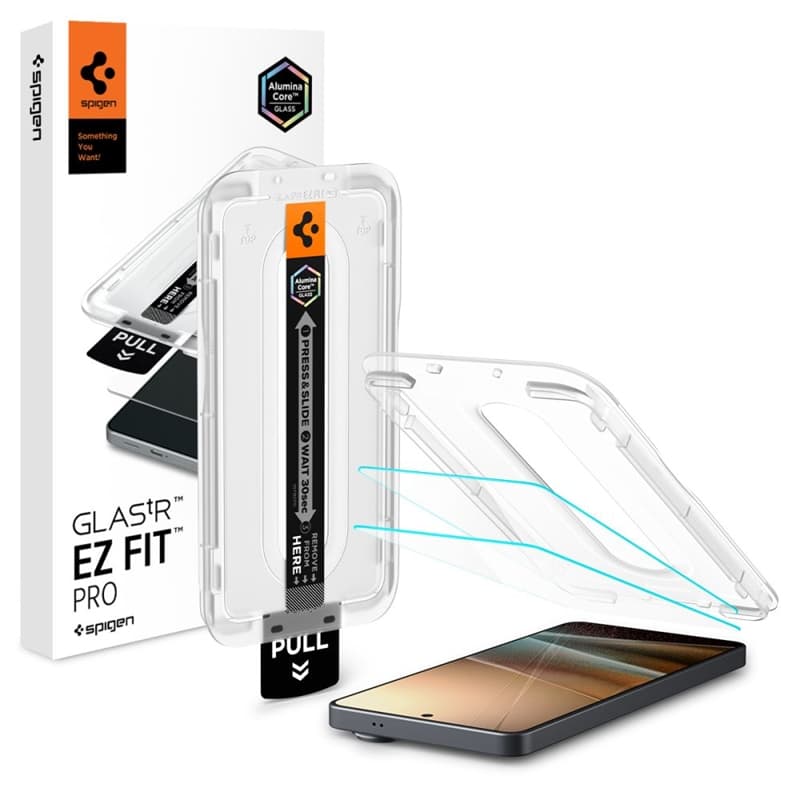 Spigen GLAS.TR EZ Fit Pro AC Anti Reflection 2-Pack - Anti-reflective tempered glass for Samsung Galaxy S26 Ultra (2 pcs)