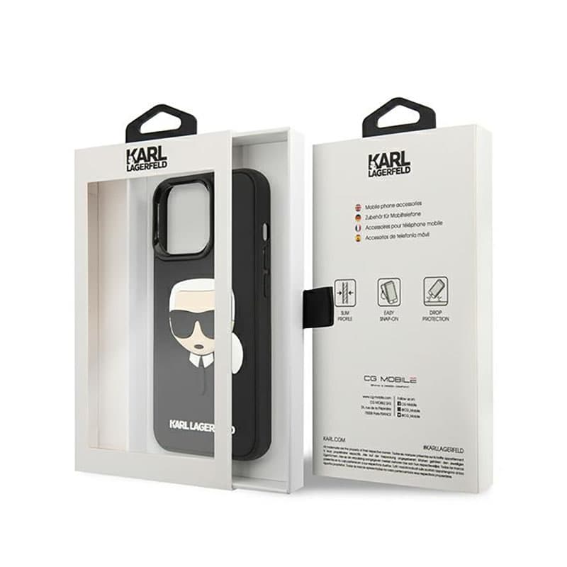 Karl Lagerfeld 3D Rubber Karl's Head - Case for iPhone 13 Pro (Black) 7