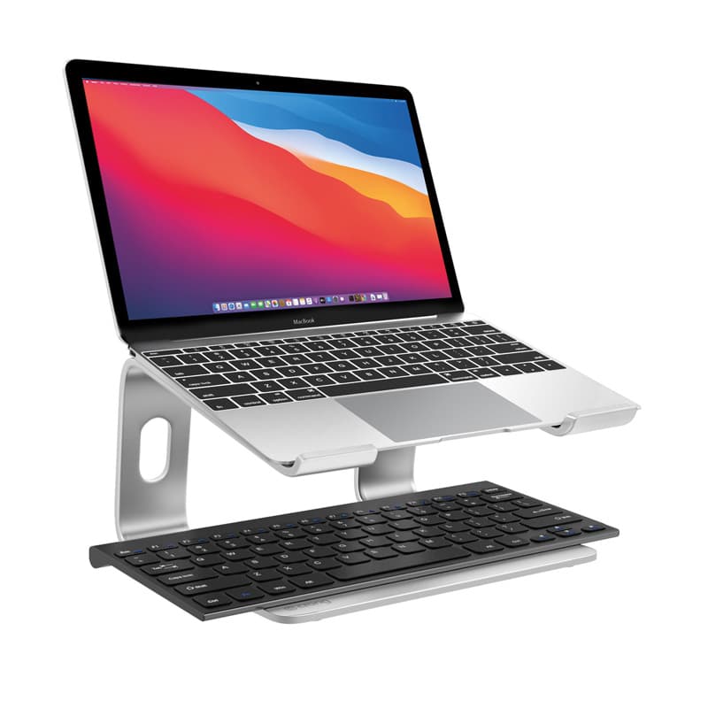 Crong AluBench – Aluminum Laptop Stand (Silver) 5