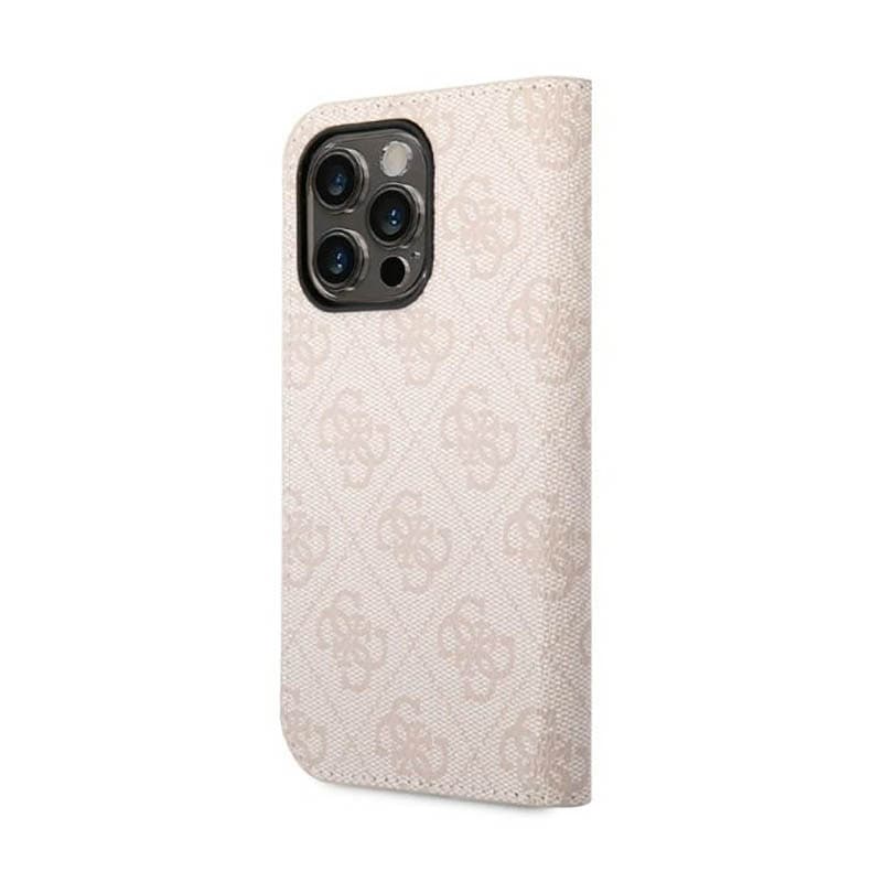 Guess 4G Metal Camera Outline Booktype Case - Case for iPhone 14 Pro Max (Pink) 2