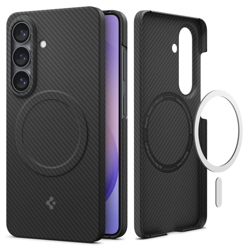 Spigen Airskin Aramid Case for Samsung Galaxy S26 (Black) 2