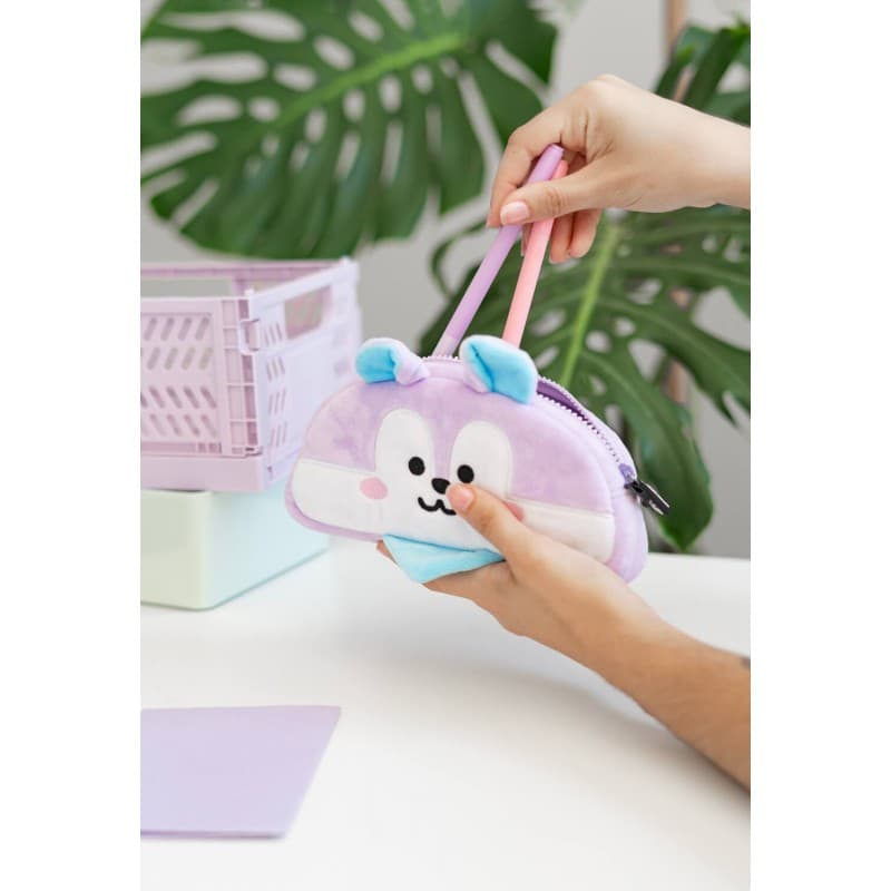 BT21 - INSIDE MANG plush pencil case for utensils 6