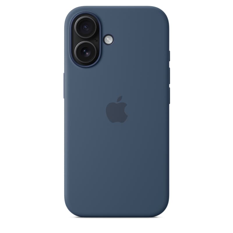 Apple Silicone Case – Silicone Case with MagSafe for iPhone 16 (Denim) 5