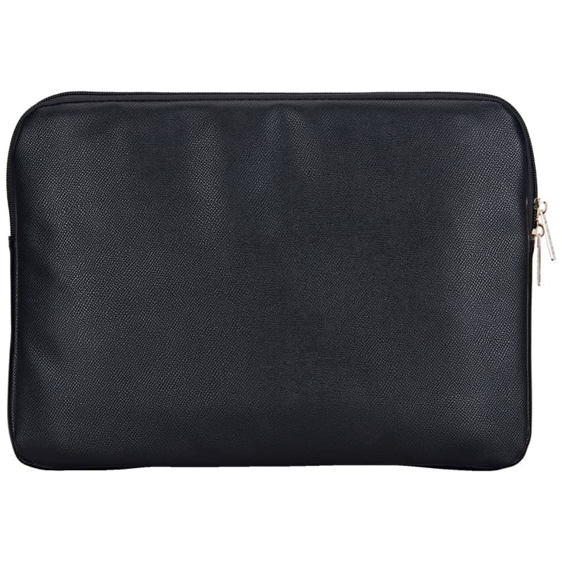 Guess Grained Zipper Pocket Triangle Logo Sleeve - Laptop Sleeve 14" (black) 2