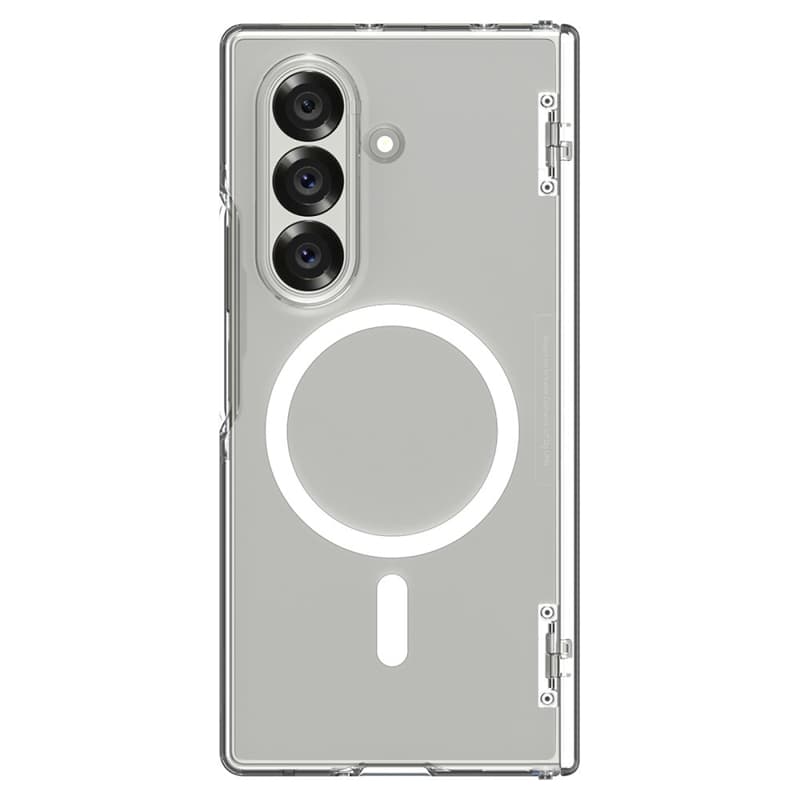 Spigen Ultra Hybrid Pro Mag MagSafe - Case for Samsung Galaxy Z Fold 7 (Clear/White) 8