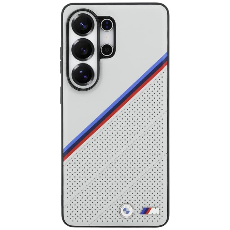 BMW Tricolor Metal Logo MagSafe - Samsung Galaxy S26 Ultra Case (Gray) 3