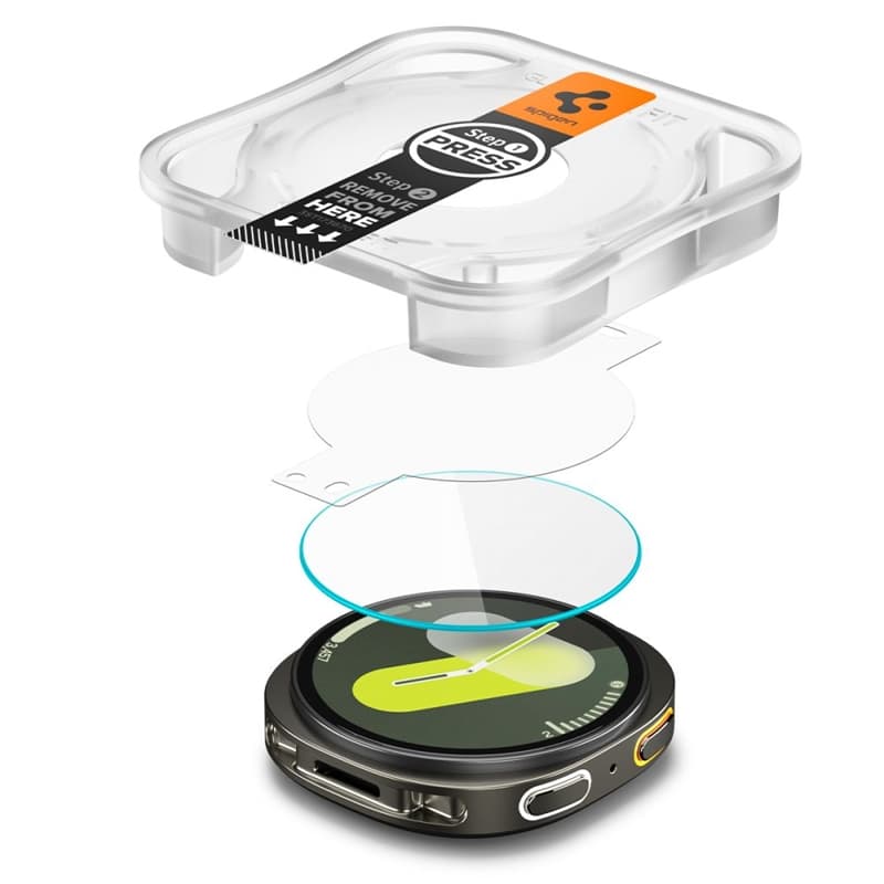 Spigen GLAS.TR EZ FIT 2-Pack - Tempered Glass for Samsung Galaxy Watch 8 44 mm (2 pcs) 2