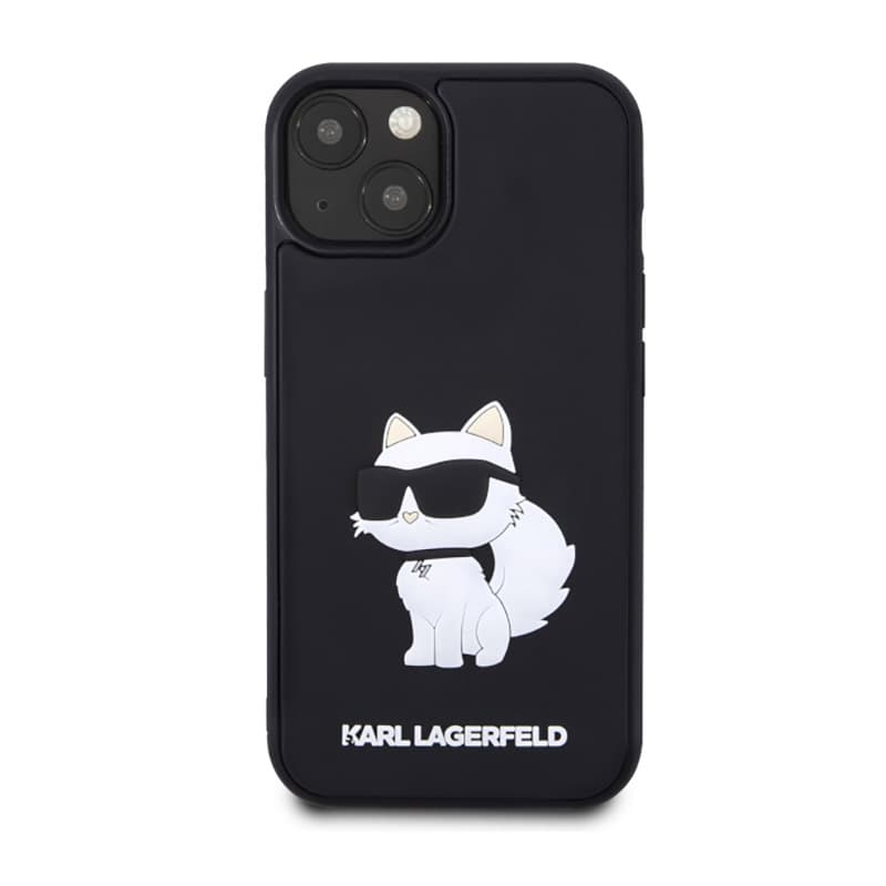 Karl Lagerfeld 3D Rubber NFT Choupette - Case for iPhone 14 (Black) 3