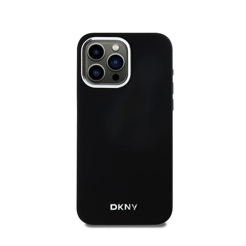 DKNY Liquid Silicone Small Metal Logo MagSafe - Case for iPhone 15 Pro Max (black) 3