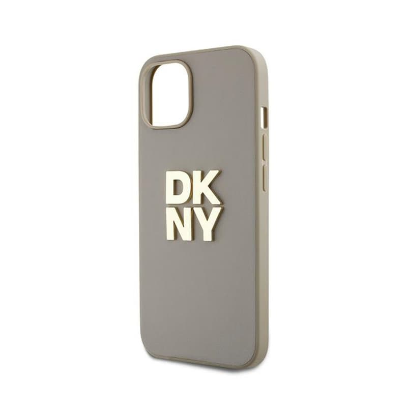 DKNY Wrist Strap Stock Logo - Case for iPhone 15 / 14 / 13 (Beige) 5