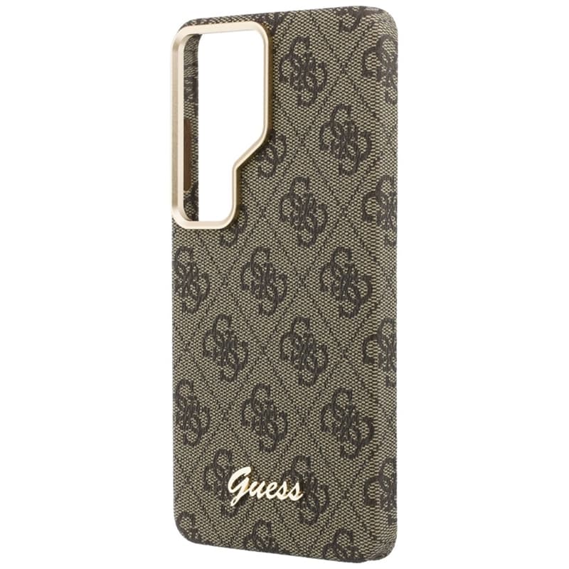 Guess 4G Script MagSafe - Samsung Galaxy S26 Ultra Case (Brown) 6