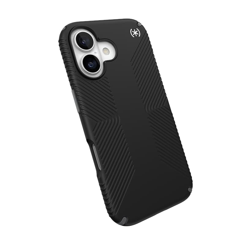 Speck Presidio2 Grip MagSafe - iPhone 17 Case (Black / Slate Gray / White) 7
