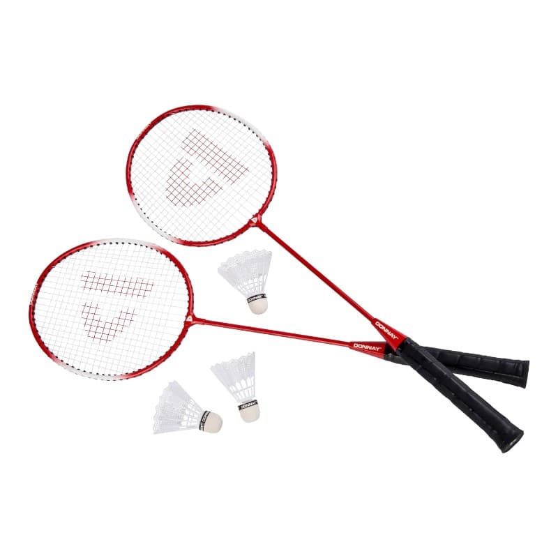 Donnay - 6-piece badminton set in a case (red)