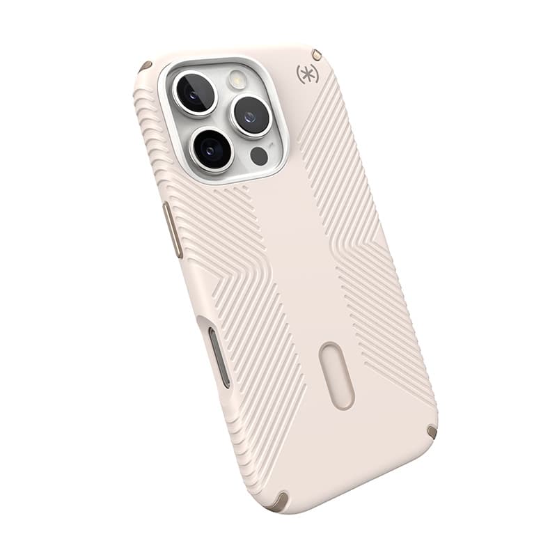 Speck Presidio2 Grip ClickLock & MagSafe - iPhone 16 Pro Case (Bleached Bone / Heirloom Gold / Hazel Brown) 8