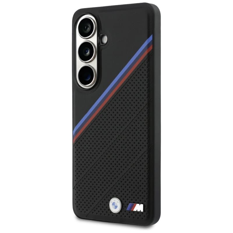 BMW Tricolor Metal Logo MagSafe - Samsung Galaxy S26 Case (Black) 2