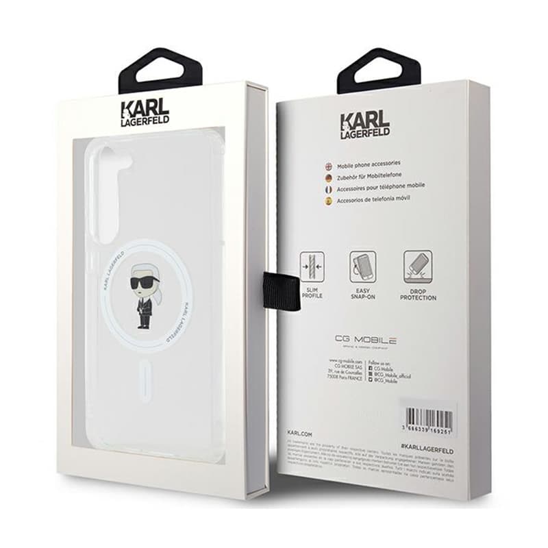 Karl Lagerfeld IML Ikonik MagSafe - Case for Samsung Galaxy S23+ (Transparent) 8