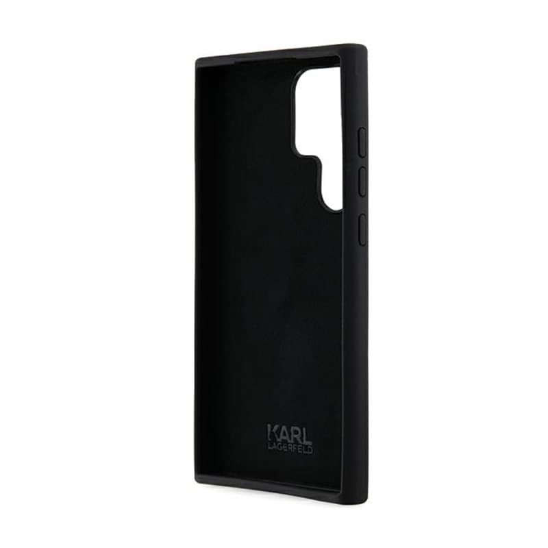Karl Lagerfeld Silicone Ikonik Metal Pin - Case Samsung Galaxy S24 Ultra (czarny) 7