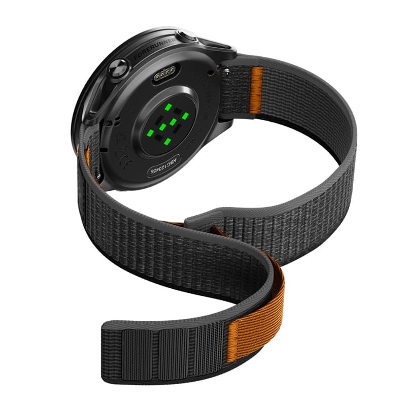 Spigen Athlex Air - Garmin QuickRelease Strap 22 mm (Active Black / Orange) 4