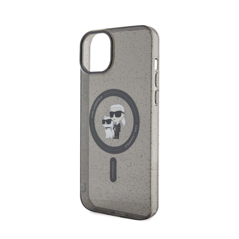 Karl Lagerfeld Karl & Choupette Glitter Magsafe - Case for iPhone 15 (black) 6