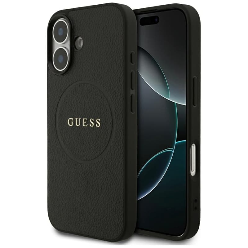 Guess Grained Ring MagSafe - Case iPhone 17 (black) 1