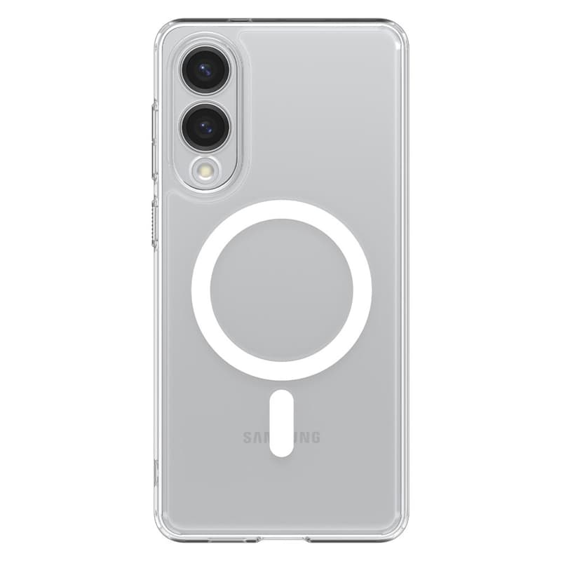 Spigen Ultra Hybrid Mag MagSafe - Case for Samsung Galaxy S25 Edge (Clear / White) 2