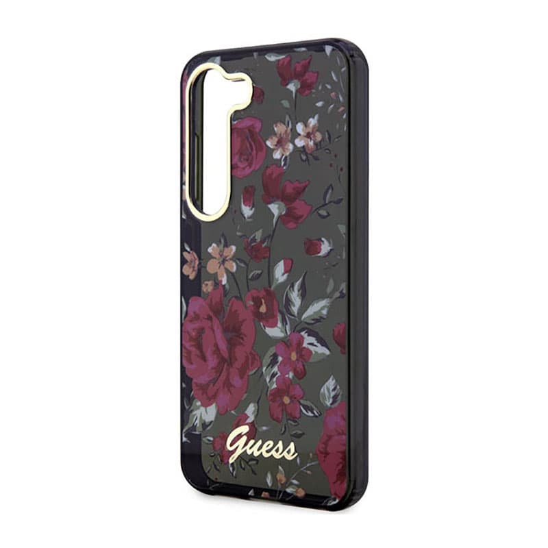 Guess Flower Collection - Case for Samsung Galaxy S23+ (Khaki) 6