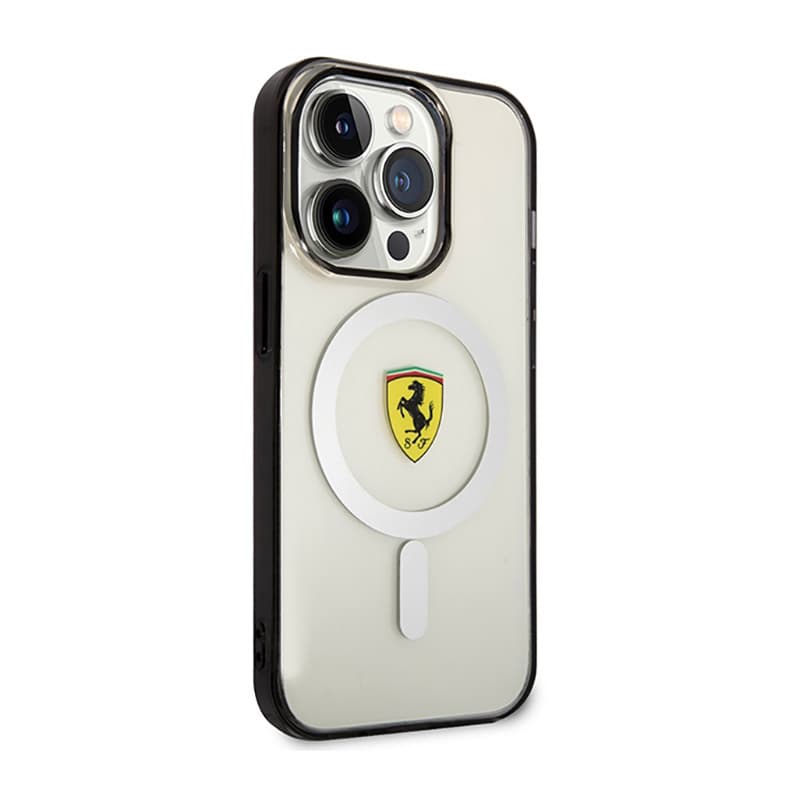 Ferrari Outline Magsafe - Case for iPhone 14 Pro Max (Transparent) 4