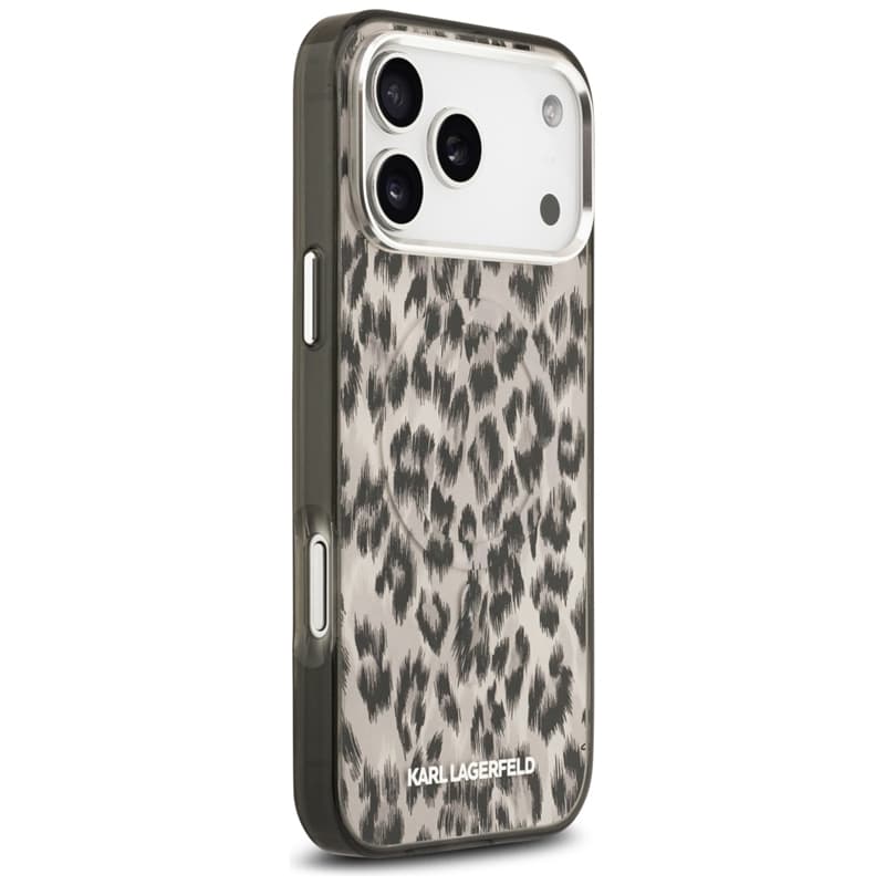 Karl Lagerfeld IML Leopard Pattern MagSafe - Case for iPhone 17 Pro Max (brown) 4