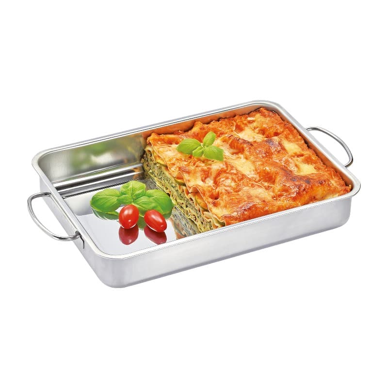 Küchenprofi Style - Stainless Steel Roasting Pan with Rack 40×31.5×6.5 cm 2