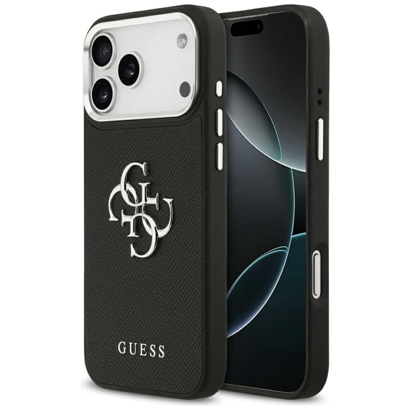 Guess Grained Big 4G Classic Logo - Case iPhone 17 Pro Max (black) 1