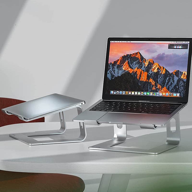 Crong AluBench – Aluminum Laptop Stand (Silver) 8