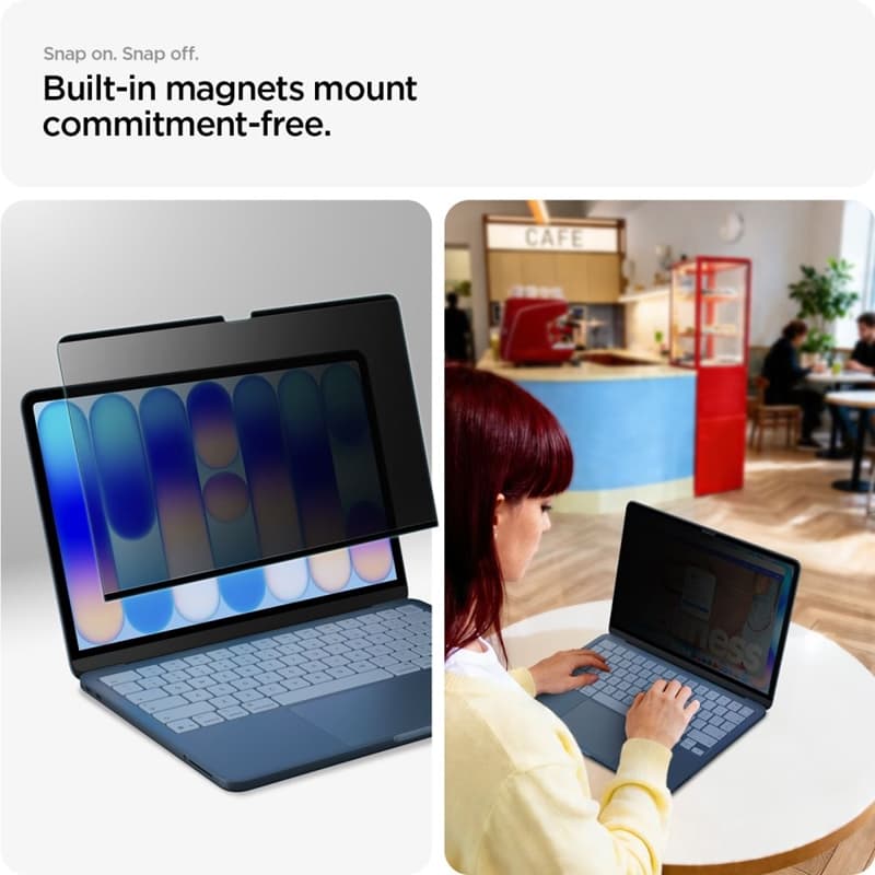 Spigen SafeView - Privacy Film for MacBook Neo 7
