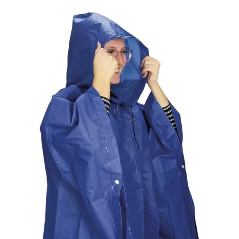 Lifetime - Rain Poncho / Cape 130x100 cm (Blue) 2