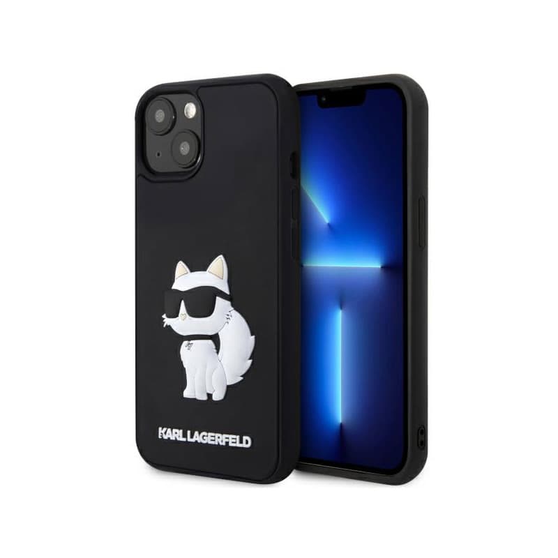 Karl Lagerfeld 3D Rubber NFT Choupette - Case for iPhone 14 Plus (Black) 1