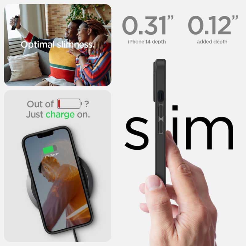 Spigen Ultra Hybrid Matte - Case for iPhone 15 Plus / iPhone 14 Plus (Matte Black) 2