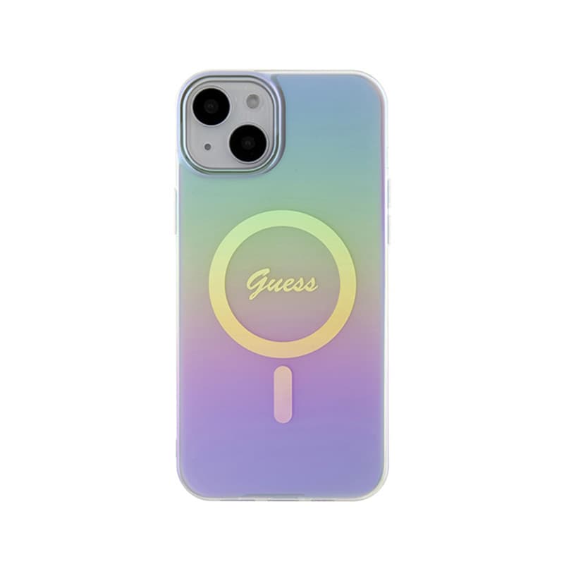 Guess IML Iridescent MagSafe - iPhone 15 Plus Case (purple) 3