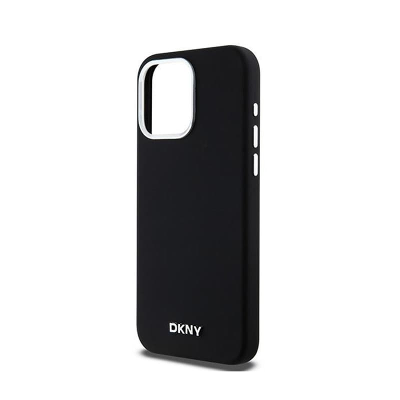 DKNY Liquid Silicone Small Metal Logo MagSafe - Case for iPhone 15 Pro Max (black) 6