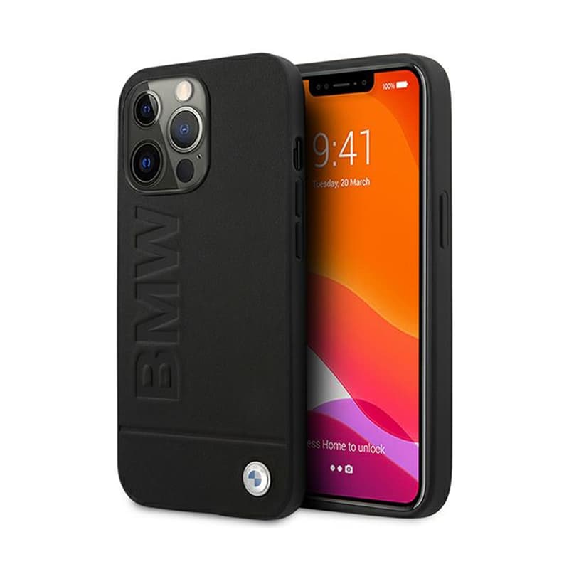 BMW Signature Logo Imprint - Case for iPhone 13 Pro Max (Black)