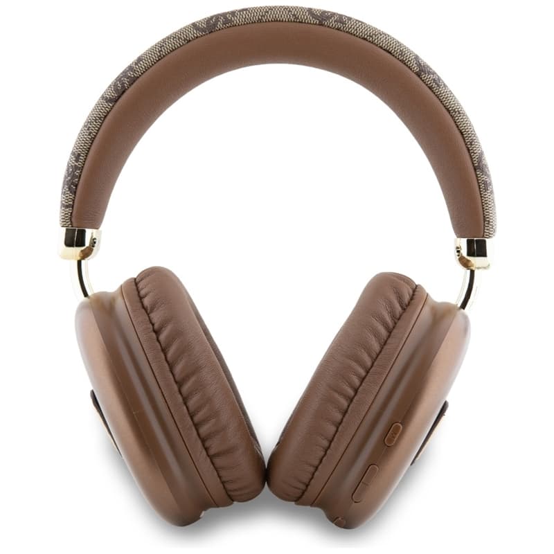 Guess 4G Triangle Logo - Wireless Over-Ear Headphones Bluetooth V5.3 (brown) 3