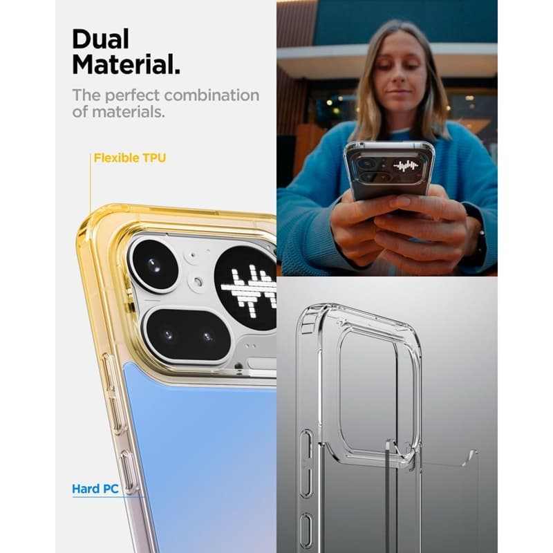 Spigen Ultra Hybrid - Case for Nothing Phone 4a Pro (Crystal Clear) 7