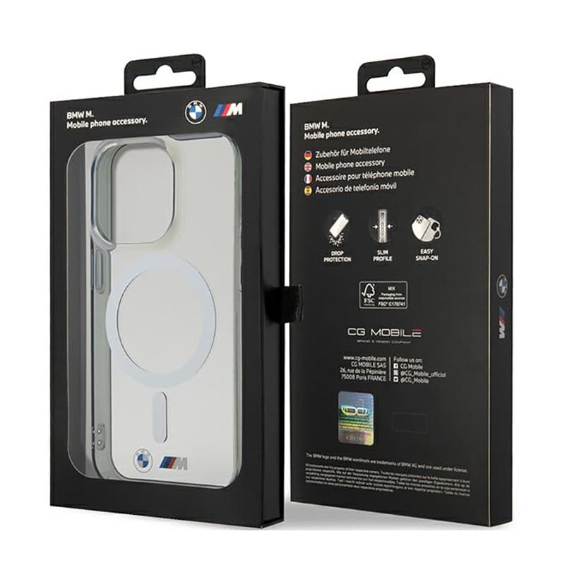 BMW Silver Ring MagSafe - Case for iPhone 14 Pro (Transparent) 8