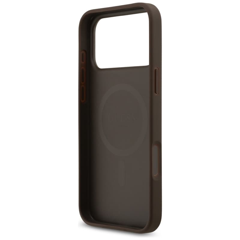 Guess 4G Circle Classic Logo MagSafe – Case iPhone 17 Pro Max (Brown) 7