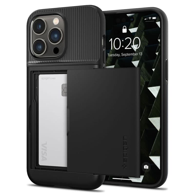 Spigen Slim Armor CS - Case for iPhone 14 Pro Max (Black) 4